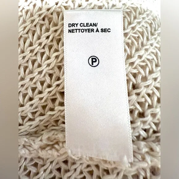 Brochu Walker Linen Open Knit Cardigan – CreamSize SNew